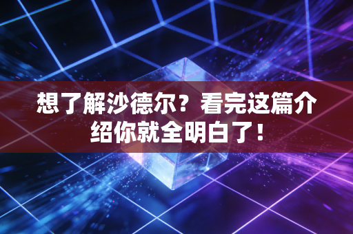 想了解沙德尔？看完这篇介绍你就全明白了！