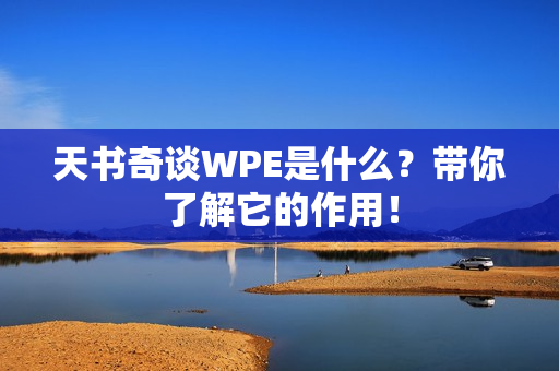 天书奇谈WPE是什么？带你了解它的作用！
