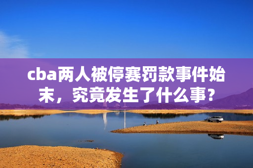 cba两人被停赛罚款事件始末，究竟发生了什么事？