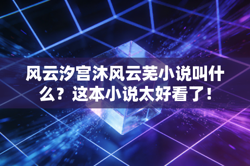 风云汐宫沐风云芜小说叫什么?这本小说太好看了!