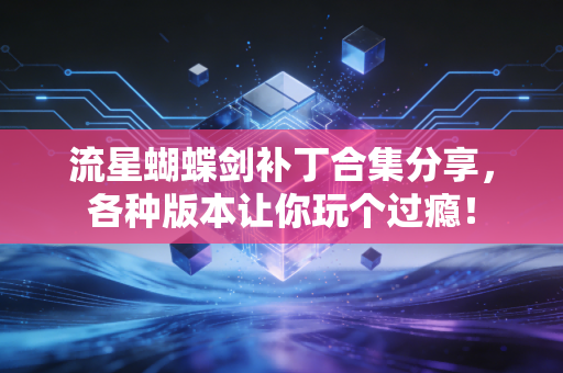 流星蝴蝶剑补丁合集分享，各种版本让你玩个过瘾！