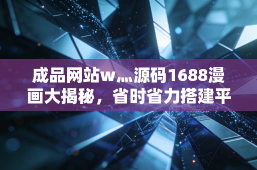 成品网站w灬源码1688漫画大揭秘，省时省力搭建平台！