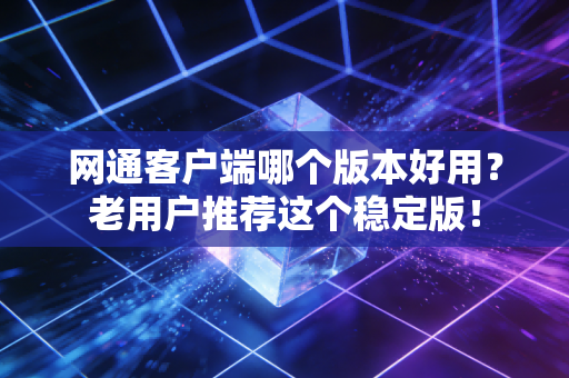 网通客户端哪个版本好用?老用户推荐这个稳定版!