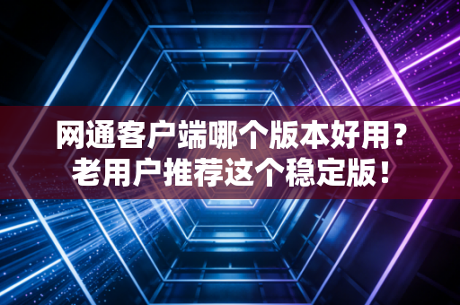 网通客户端哪个版本好用?老用户推荐这个稳定版!