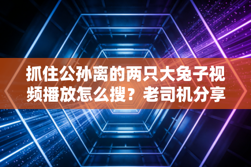抓住公孙离的两只大兔子视频播放怎么搜？老司机分享独家秘诀！