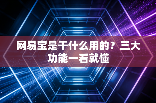 网易宝是干什么用的？三大功能一看就懂