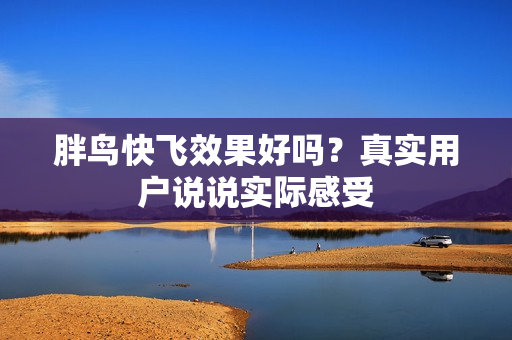 胖鸟快飞效果好吗？真实用户说说实际感受