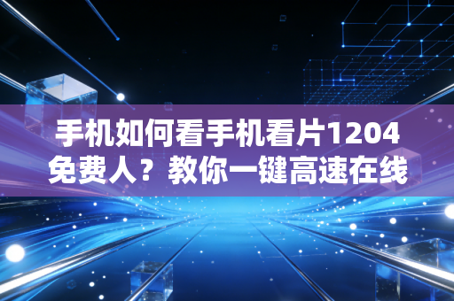 手机如何看手机看片1204免费人？教你一键高速在线播放设置！