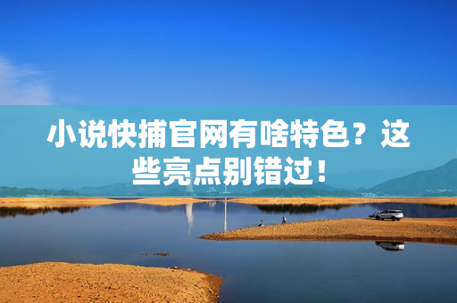 小说快捕官网有啥特色?这些亮点别错过!
