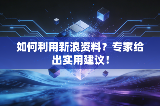 如何利用新浪资料？专家给出实用建议！
