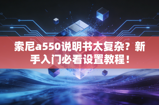 索尼a550说明书太复杂？新手入门必看设置教程！