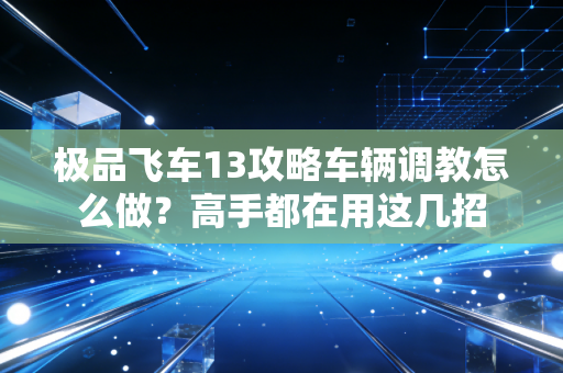 极品飞车13攻略车辆调教怎么做?高手都在用这几招
