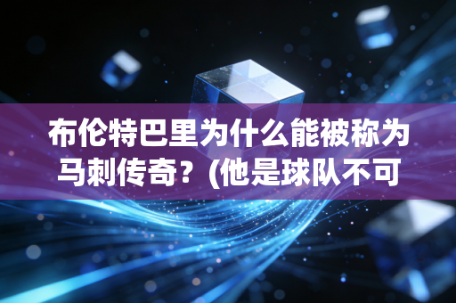 布伦特巴里为什么能被称为马刺传奇？(他是球队不可或缺的角色)