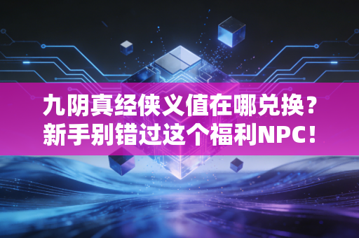 九阴真经侠义值在哪兑换？新手别错过这个福利NPC！