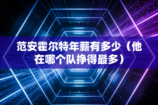范安霍尔特年薪有多少（他在哪个队挣得最多）