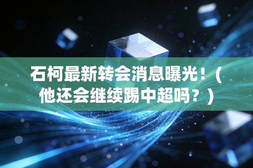 石柯最新转会消息曝光！(他还会继续踢中超吗？)