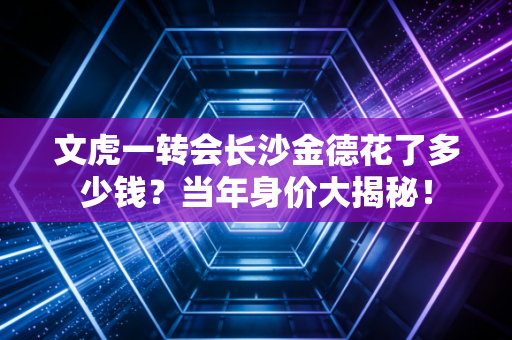 文虎一转会长沙金德花了多少钱？当年身价大揭秘！