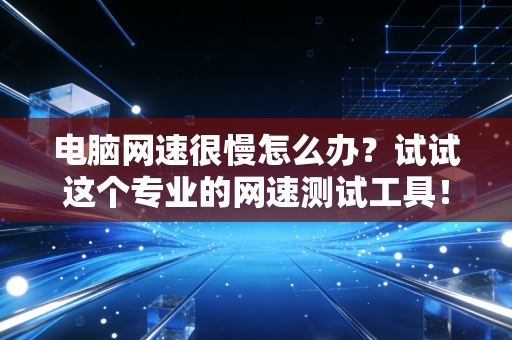 电脑网速很慢怎么办？试试这个专业的网速测试工具！