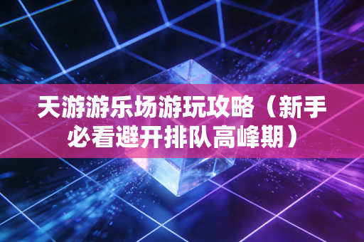 天游游乐场游玩攻略（新手必看避开排队高峰期）