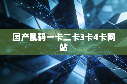 国产乱码一卡二卡3卡4卡网站