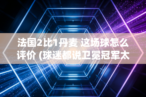 法国2比1丹麦 这场球怎么评价 (球迷都说卫冕冠军太强了)