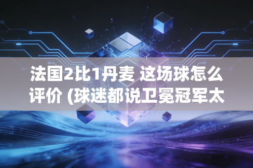 法国2比1丹麦 这场球怎么评价 (球迷都说卫冕冠军太强了)