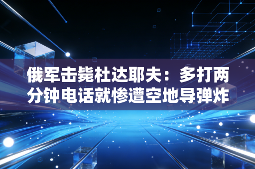俄军击毙杜达耶夫：多打两分钟电话就惨遭空地导弹炸死！