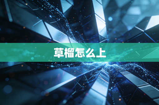 草榴怎么上