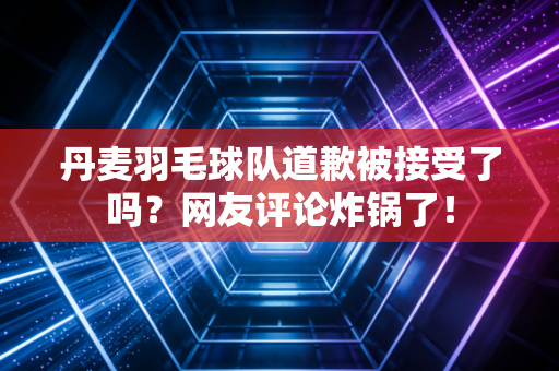 丹麦羽毛球队道歉被接受了吗？网友评论炸锅了！