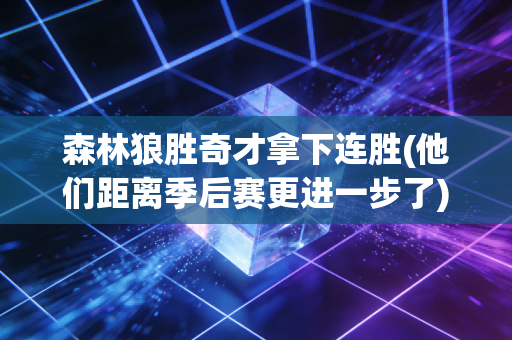 森林狼胜奇才拿下连胜(他们距离季后赛更进一步了)