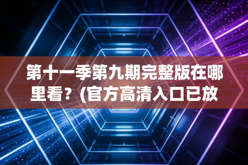第十一季第九期完整版在哪里看？(官方高清入口已放出)