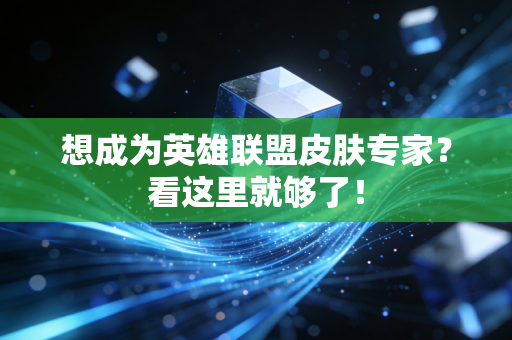 想成为英雄联盟皮肤专家？看这里就够了！