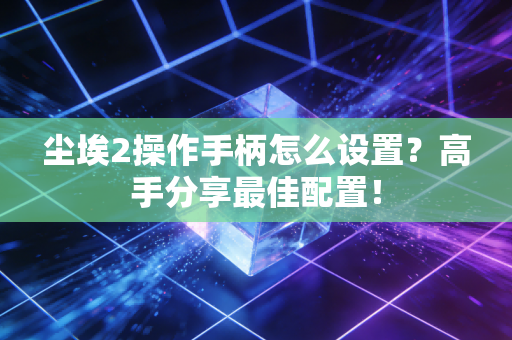 尘埃2操作手柄怎么设置？高手分享最佳配置！
