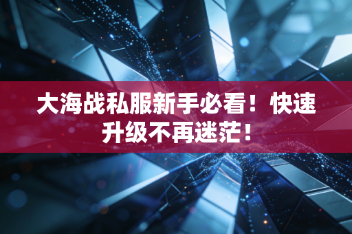 大海战私服新手必看！快速升级不再迷茫！