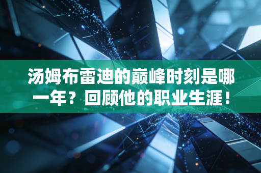 汤姆布雷迪的巅峰时刻是哪一年？回顾他的职业生涯！