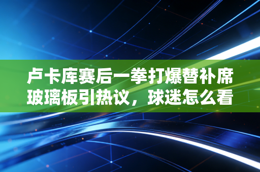 卢卡库赛后一拳打爆替补席玻璃板引热议，球迷怎么看？