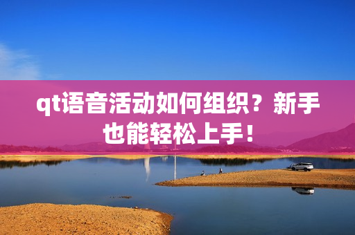 qt语音活动如何组织？新手也能轻松上手！