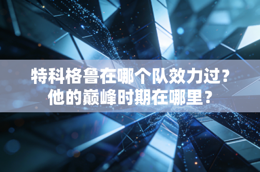 特科格鲁在哪个队效力过？他的巅峰时期在哪里？