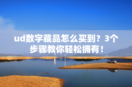 ud数字藏品怎么买到？3个步骤教你轻松拥有！