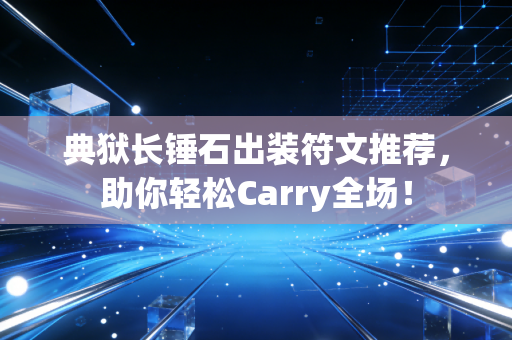 典狱长锤石出装符文推荐，助你轻松Carry全场！