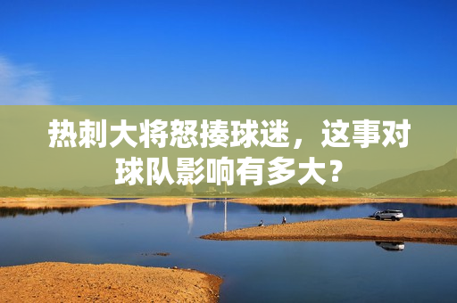 热刺大将怒揍球迷，这事对球队影响有多大？