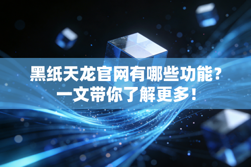 黑纸天龙官网有哪些功能？一文带你了解更多！