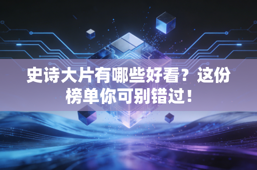 史诗大片有哪些好看？这份榜单你可别错过！