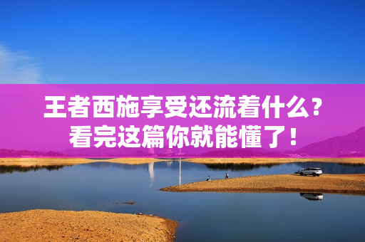 王者西施享受还流着什么？看完这篇你就能懂了！