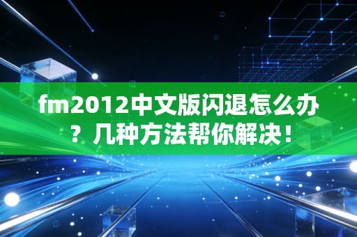 fm2012中文版闪退怎么办？几种方法帮你解决！