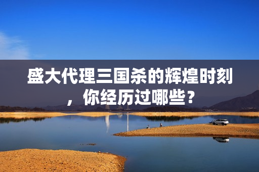 盛大代理三国杀的辉煌时刻，你经历过哪些？