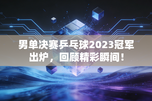 男单决赛乒乓球2023冠军出炉，回顾精彩瞬间！