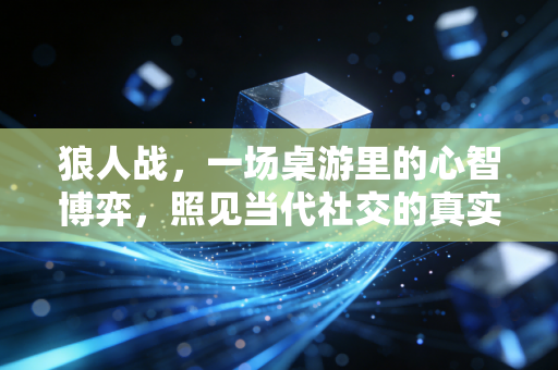 狼人战，一场桌游里的心智博弈，照见当代社交的真实切面