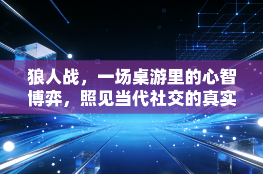 狼人战，一场桌游里的心智博弈，照见当代社交的真实切面