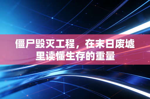 僵尸毁灭工程，在末日废墟里读懂生存的重量